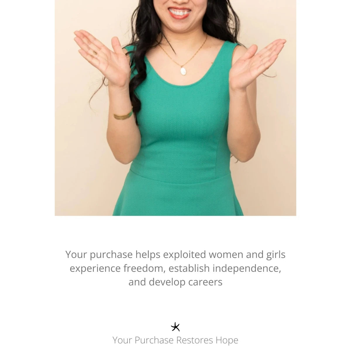 Give Hope Earrings in Gold