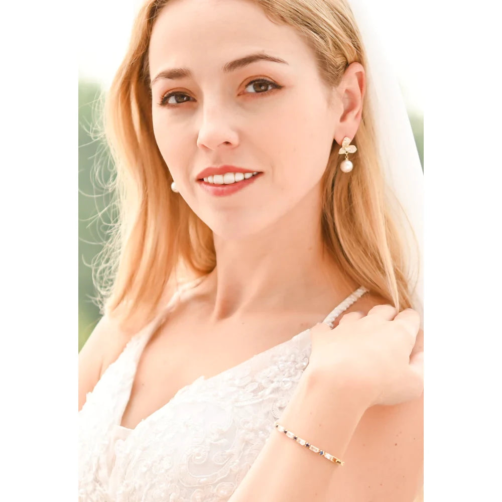 Glimmer Something Blue Tennis Bracelet