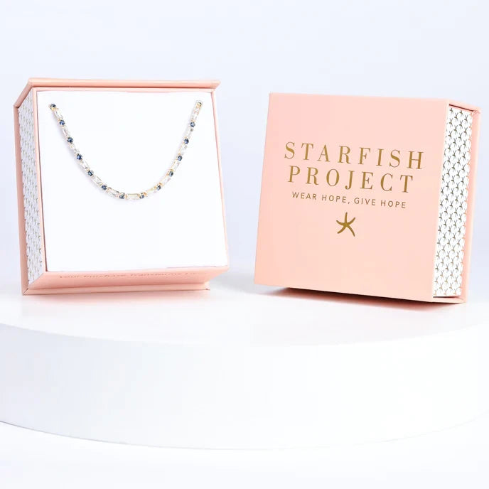 Glimmer Something Blue Tennis Bracelet