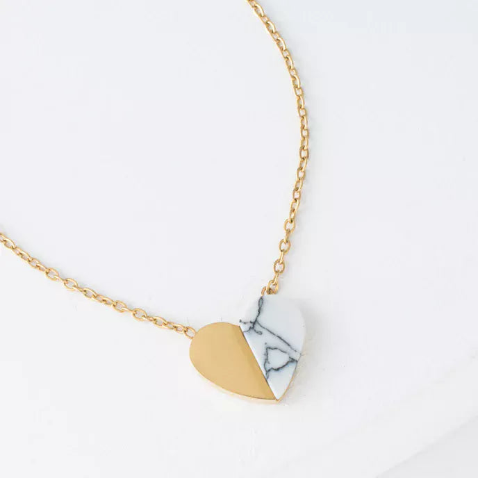 Alexis Gold Heart Necklace