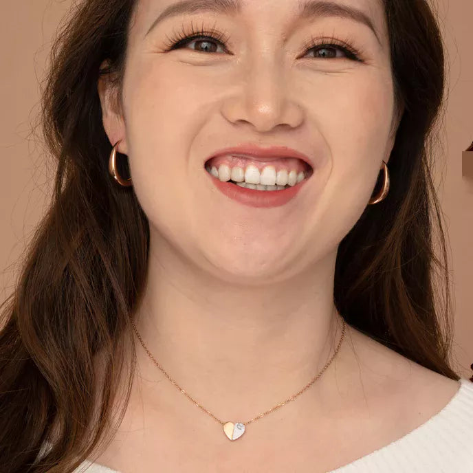 Alexis Gold Heart Necklace