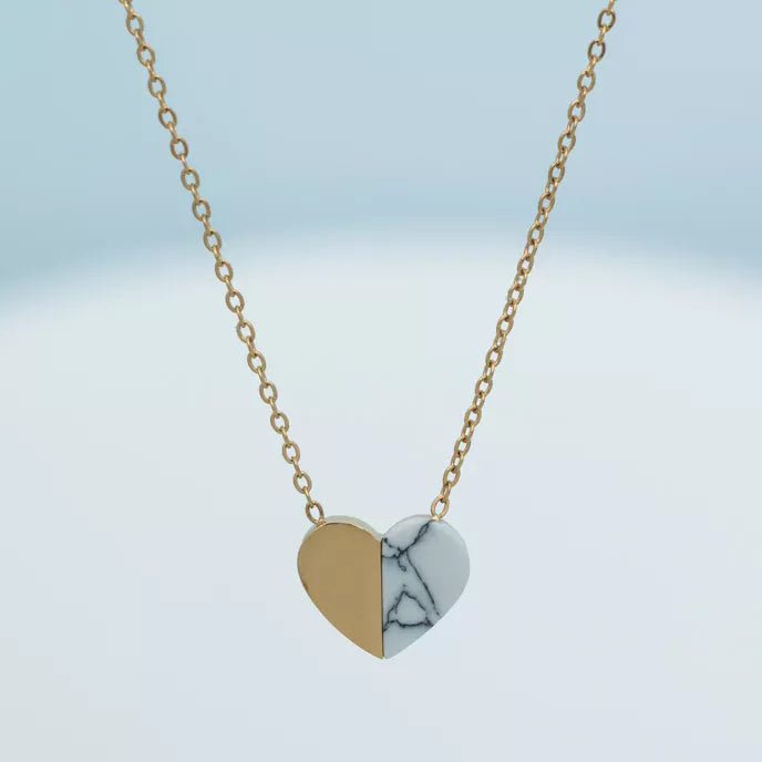 Alexis Gold Heart Necklace