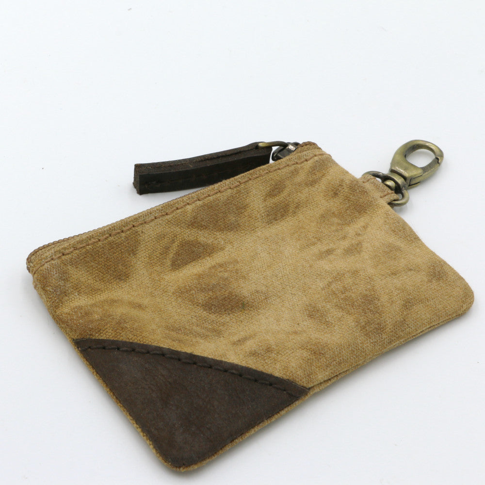 Resilient Coin Purse - Tan Waxed Canvas