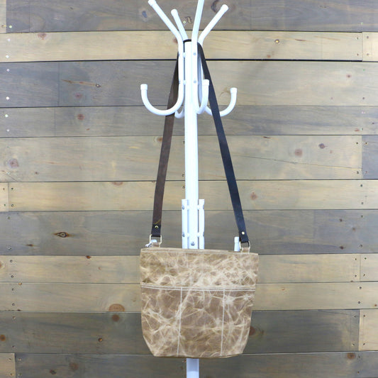 Resilient Crossbody Bag - Tan Waxed Canvas