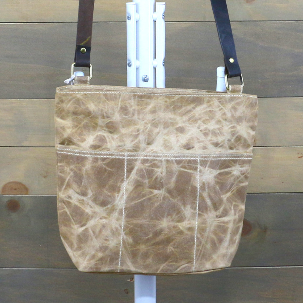 Resilient Crossbody Bag - Tan Waxed Canvas