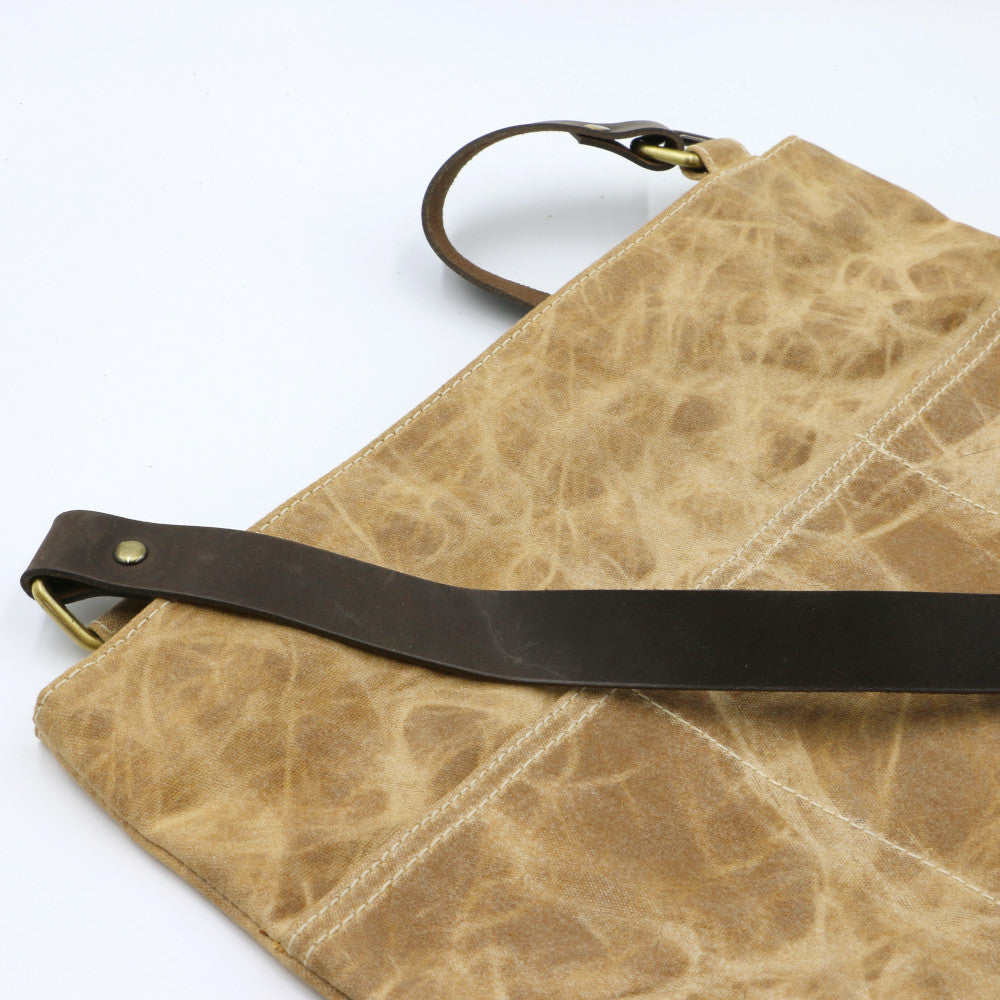 Resilient Crossbody Bag - Tan Waxed Canvas