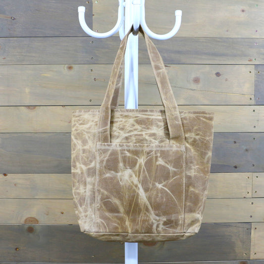 Resilient Tote Bag - Tan Waxed Canvas
