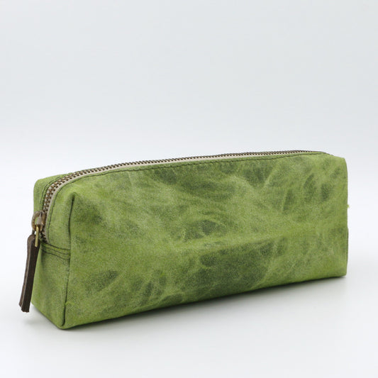 Resilient Utility Pouch - Green Waxed Canvas