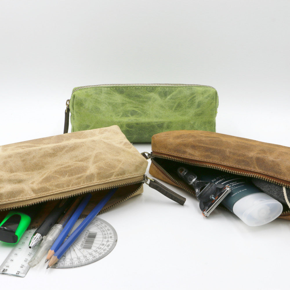 Resilient Utility Pouch - Tan Waxed Canvas