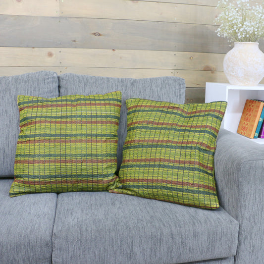 Sari Cushion Covers (set of 2) - 16" (C013)