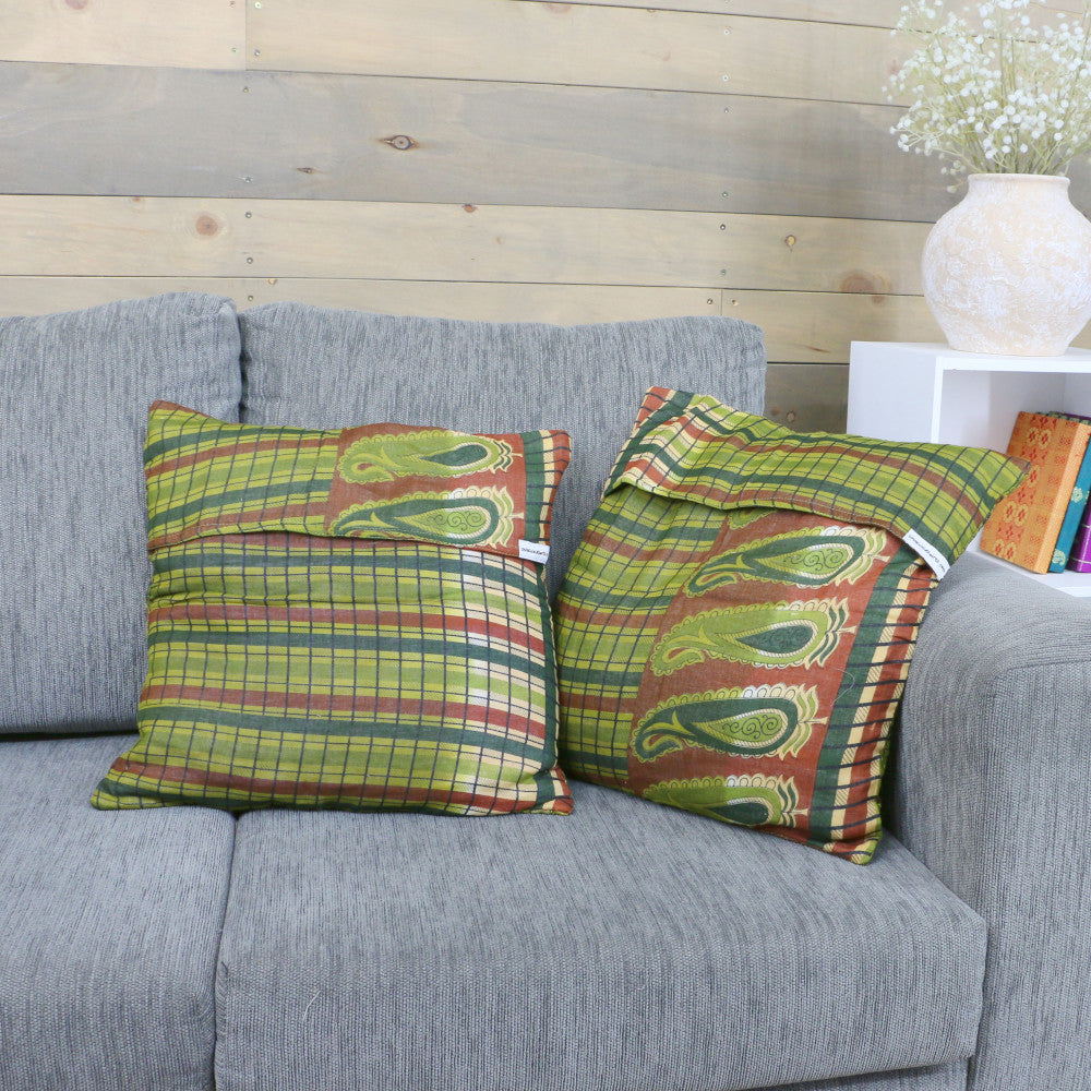 Sari Cushion Covers (set of 2) - 16" (C013)
