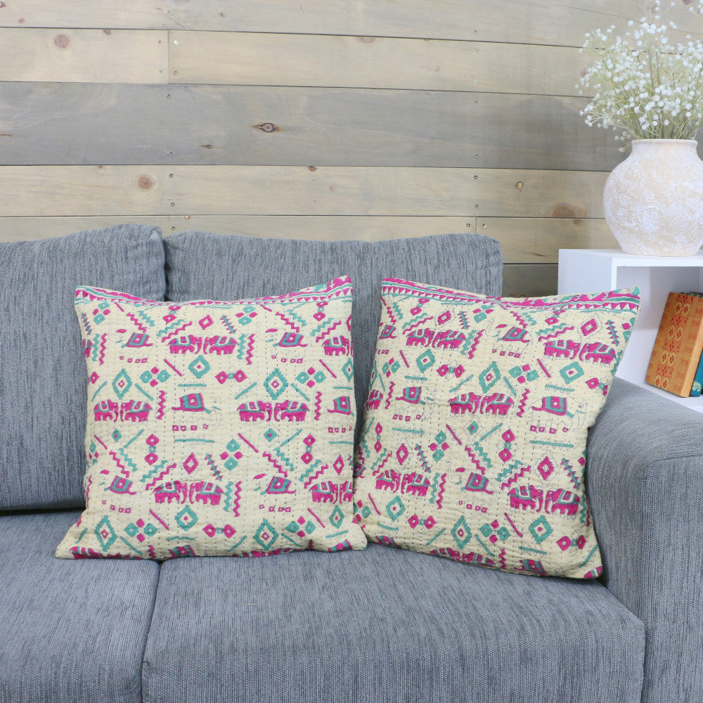 Sari Cushion Covers (set of 2) - 16" (C015)