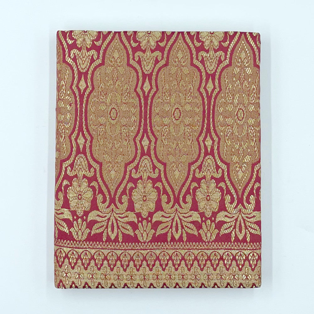 Silk Sari Journal - Large (Red)