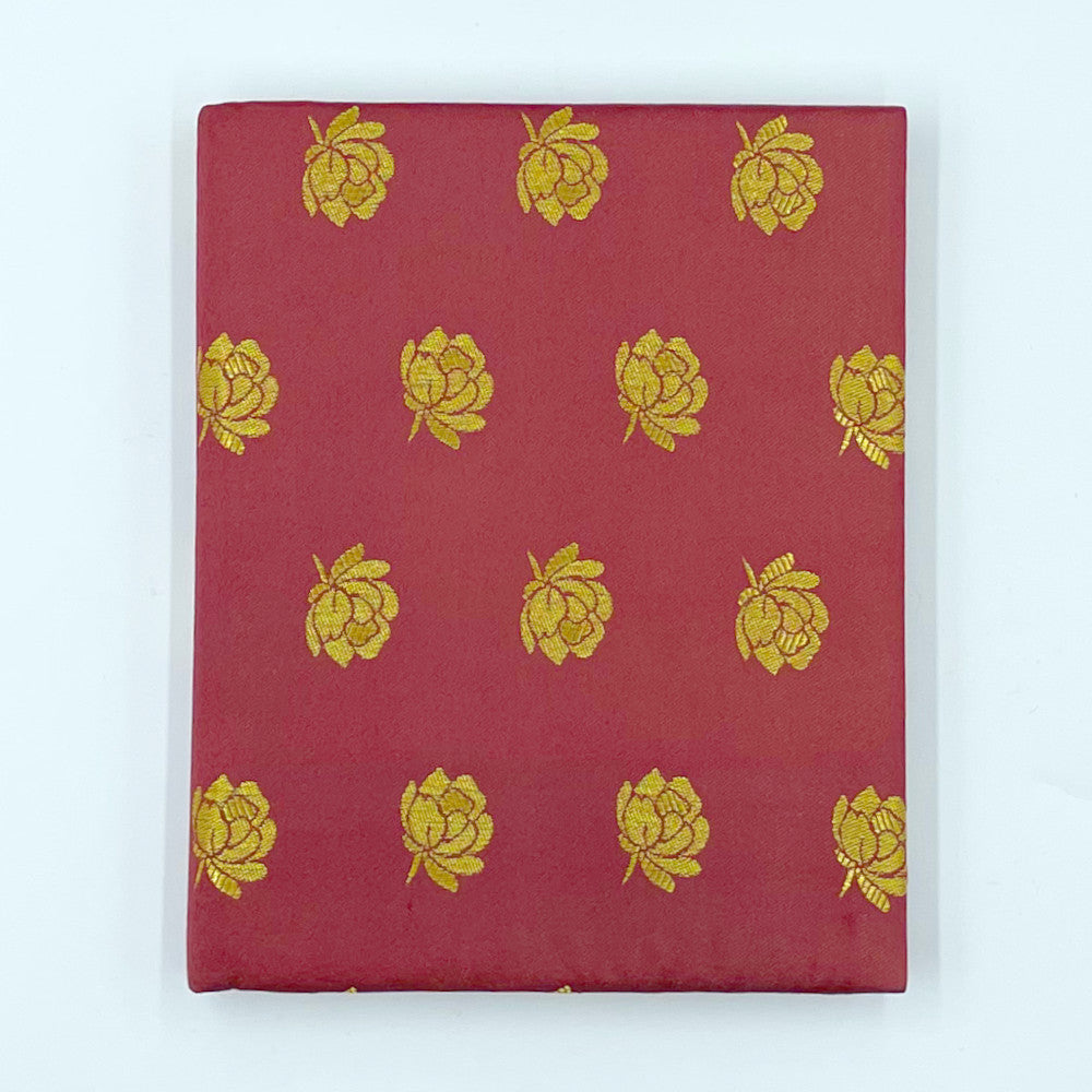 Silk Sari Journal - Large (Red)