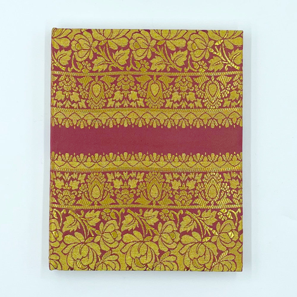 Silk Sari Journal - Large (Red)
