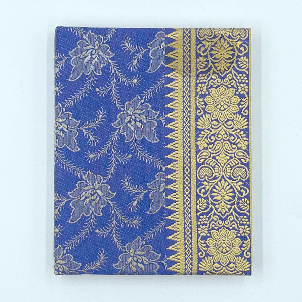 Silk Sari Journal - Large (Blue)