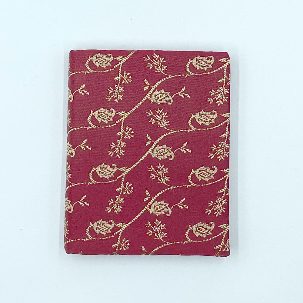 Silk Sari Journal - Small (Red)