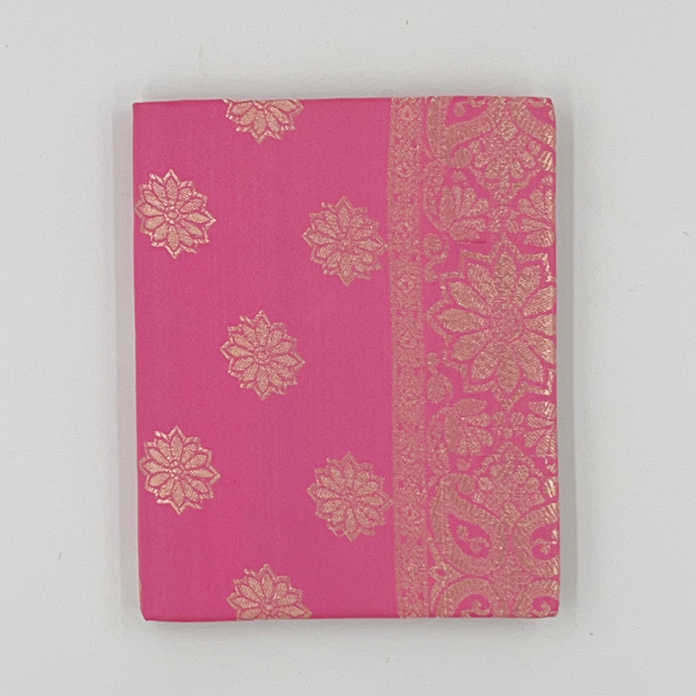 Silk Sari Journal - Small (Pink)
