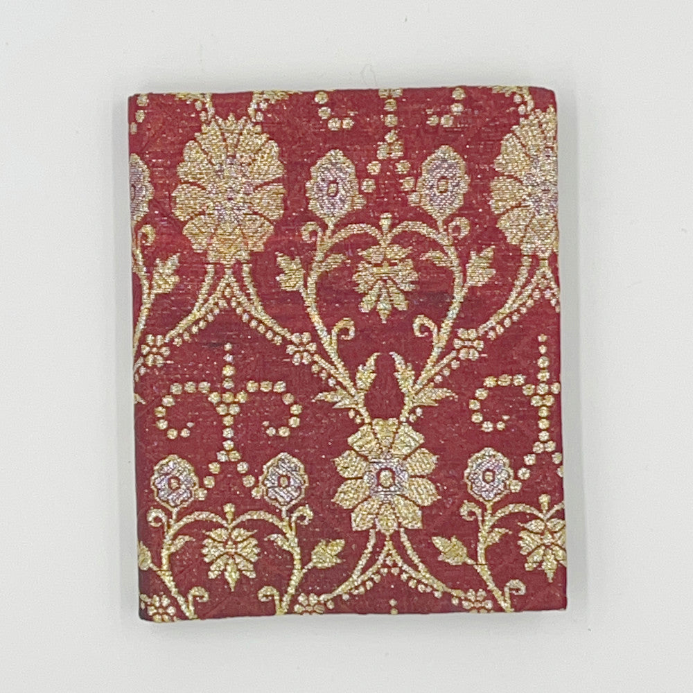 Silk Sari Journal - Small (Red)