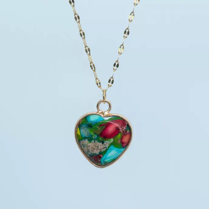 Love in Bloom Jasper Necklace Product Shot