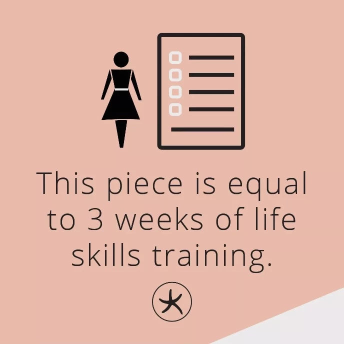 This piece is equal to 3 weeks of life skills training.