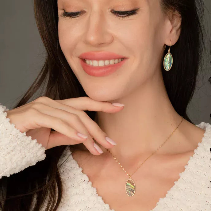 Under the Sea Necklace Model Shot