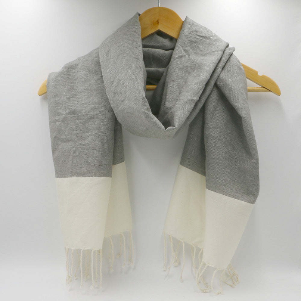 Scarf - Grey Cream