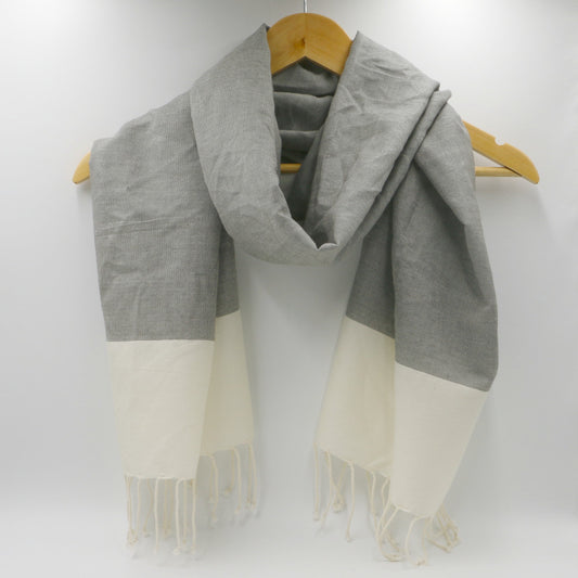 Scarf - Grey Cream
