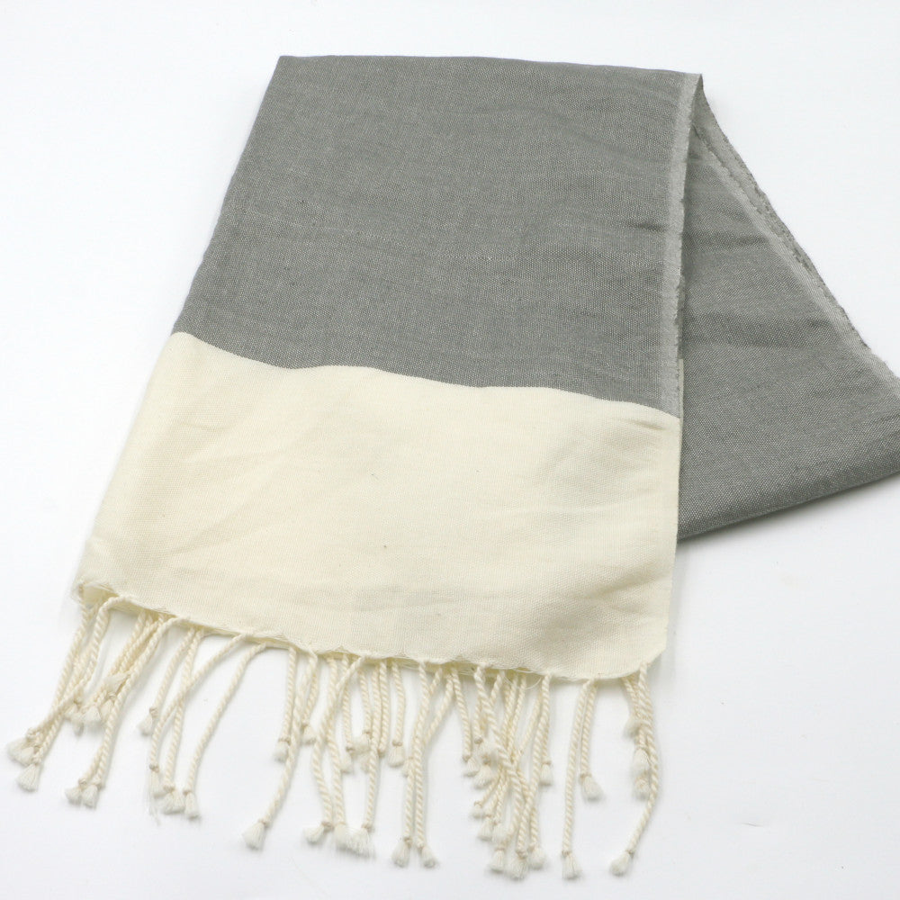 Scarf - Grey Cream