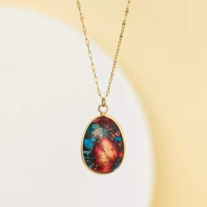 Mosaic Jasper Necklace Product Shot