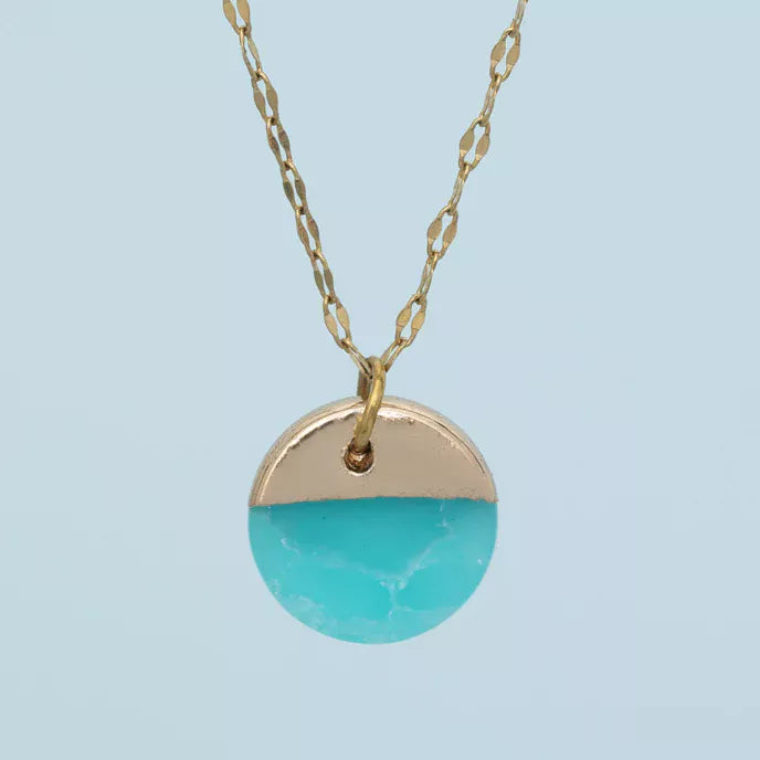 Refresh Necklace in Aqua Product Shot
