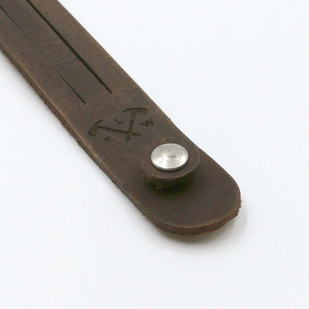 Freedom - Three-Strand Leather Wristband