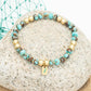 5 & 2 Gold Bracelet