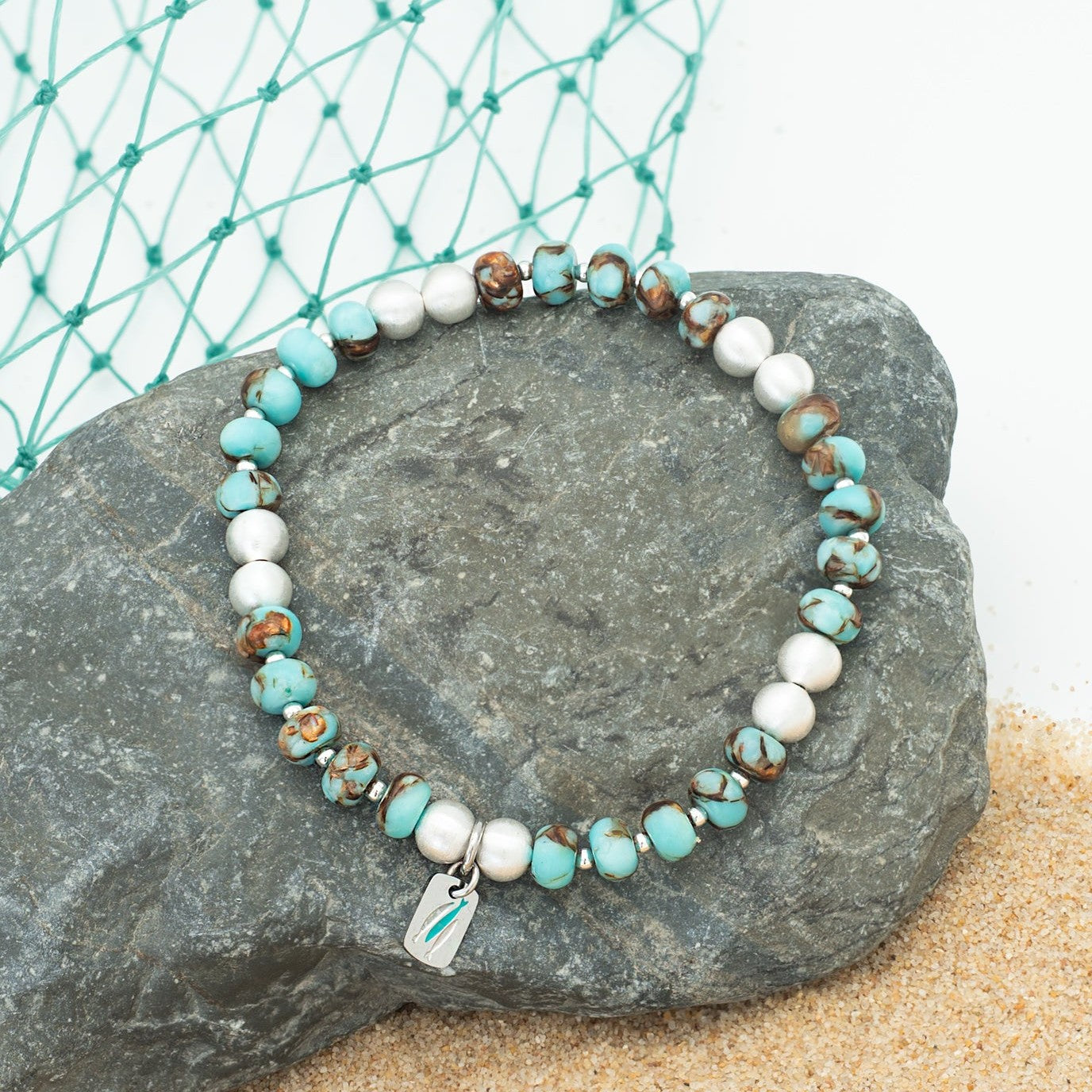 5 & 2 Silver Bracelet
