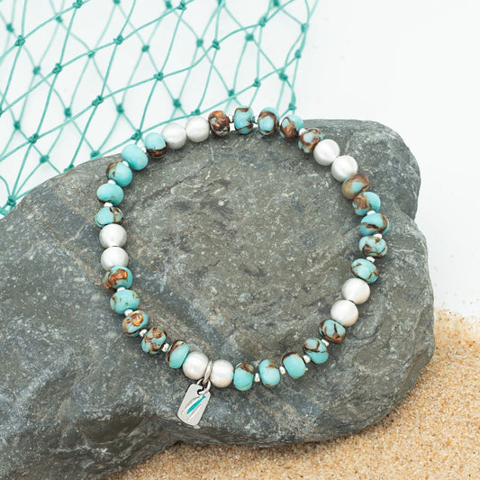 5 & 2 Silver Bracelet