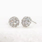 Lustre Bloom Studs in Platinum