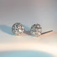 Lustre Bloom Studs in Platinum