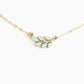 Rowen Leaf Necklace in Mint