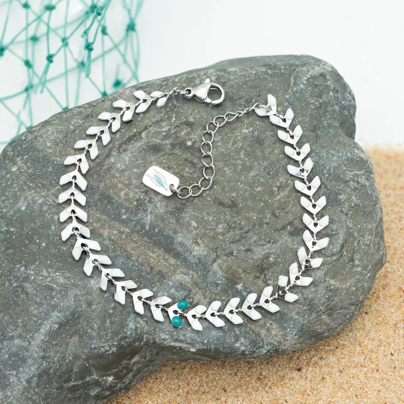 Against the Current Bracelet in Silver