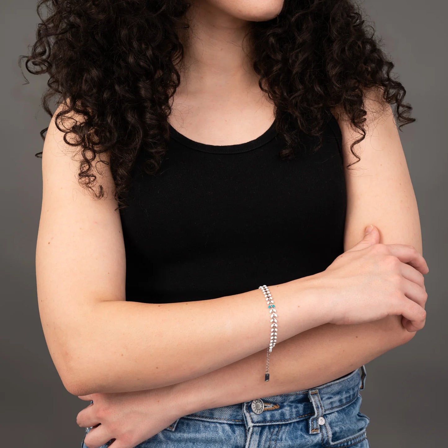 Against the Current Bracelet in Silver