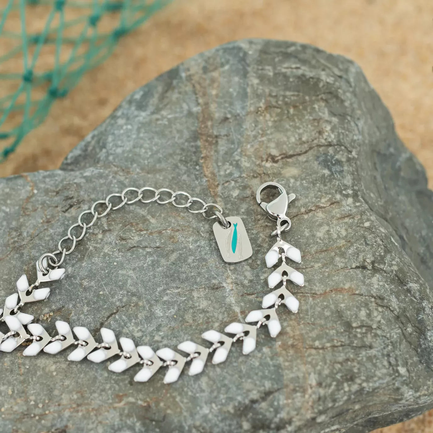 Against the Current Bracelet in Silver