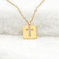 Axis Gold Cross Necklace