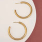 Classic Hoop Earrings in Gold