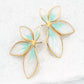 Flourish Mint Leaf Earrings