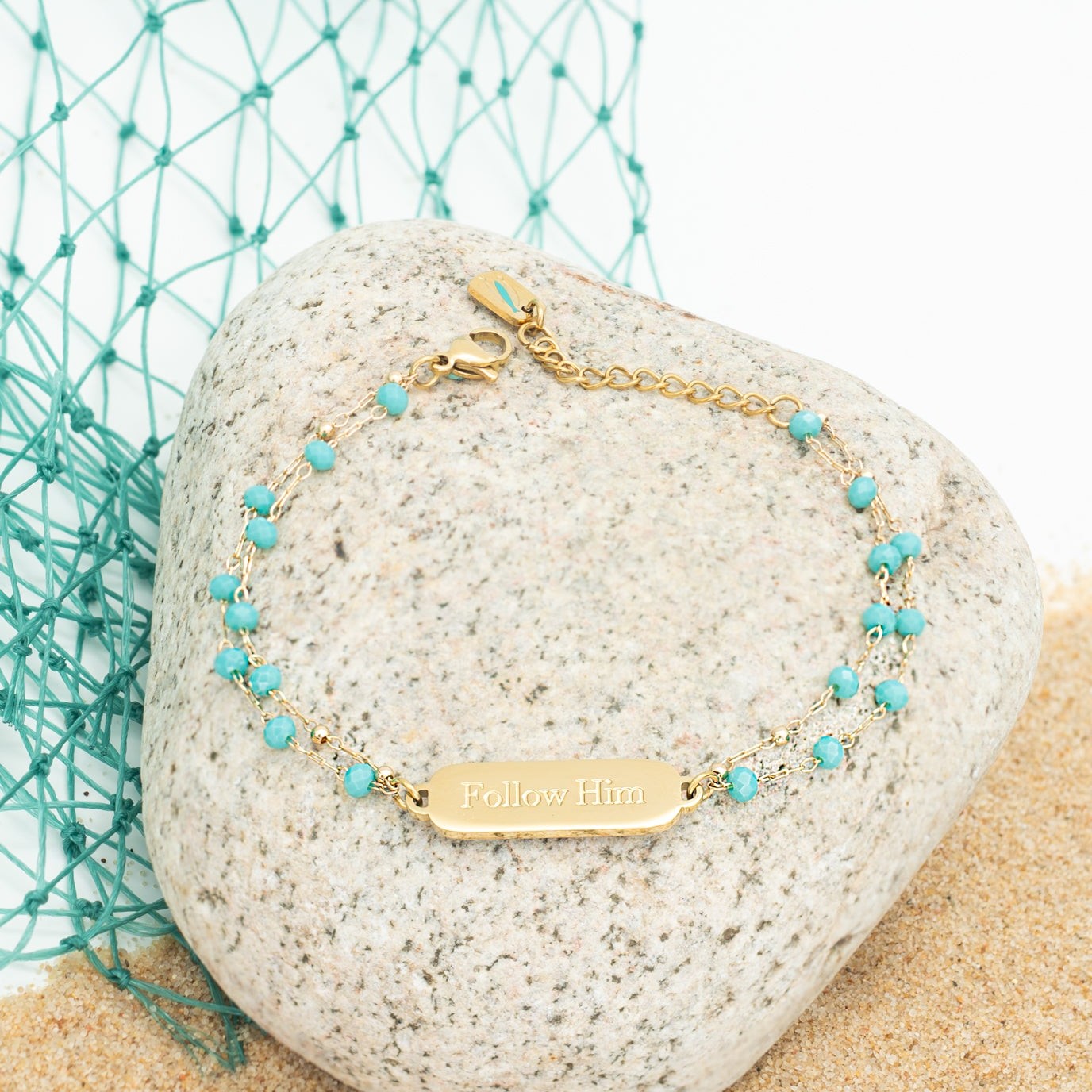 Follow Him Bracelet Gold