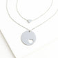 Forever In My Heart Necklace Set in Silver