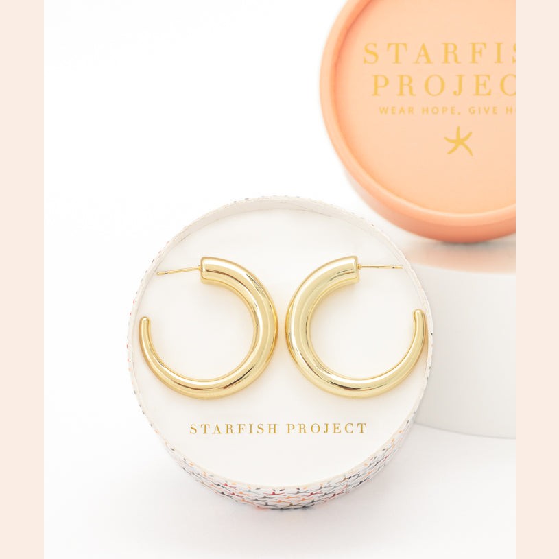 Golden Grace Hoops