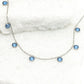 Guiding Lights Necklace in Silver & Blue