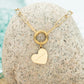 Heart of Mary Gold Necklace