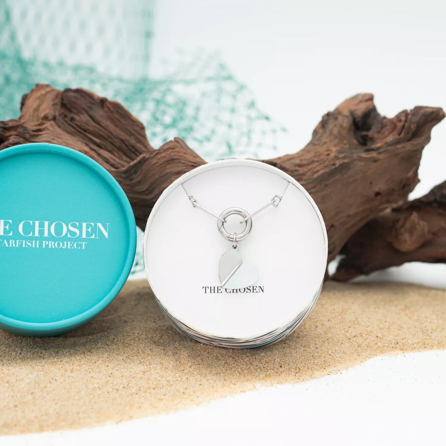 Heart of Mary Silver Necklace